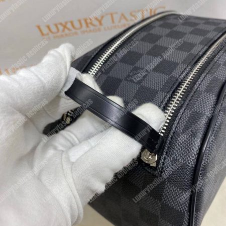 LV King Size Toiletry Bag Damier Graphite - Image 14