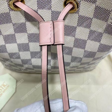 LV NéoNoé Damier Azur Canvas Eau de Rose Limited Edition - Image 10