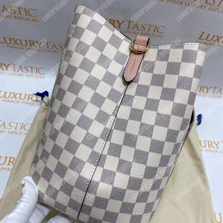 LV NéoNoé Damier Azur Canvas Eau de Rose Limited Edition - Image 15