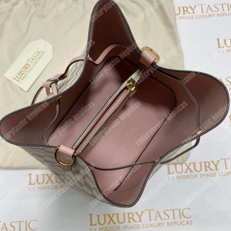 LV NéoNoé Damier Azur Canvas Eau de Rose Limited Edition - Image 18