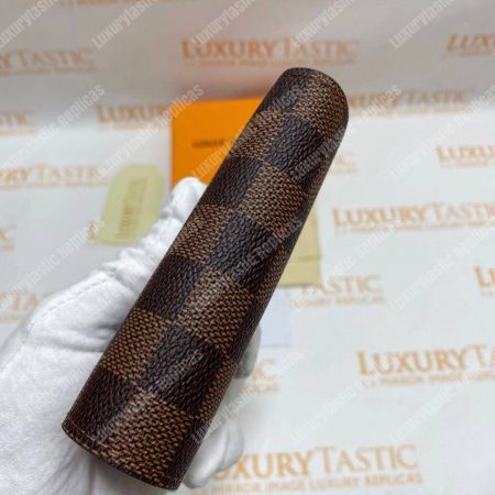 LV Victorine Wallet Damier Ebene Cerise Red - Image 17