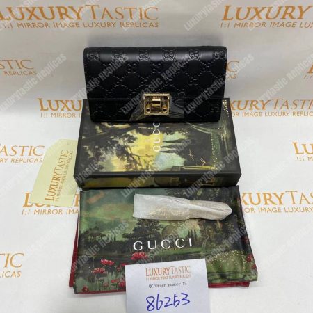 Gucci GG Padlock Continental Wallet Black - Image 15