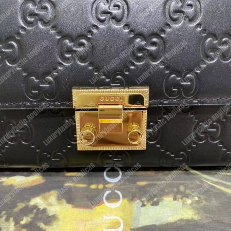Gucci GG Padlock Continental Wallet Black - Image 16