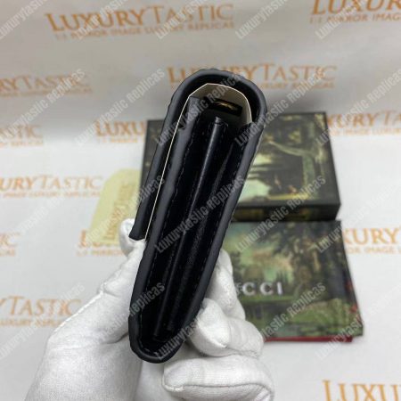 Gucci GG Padlock Continental Wallet Black - Image 9