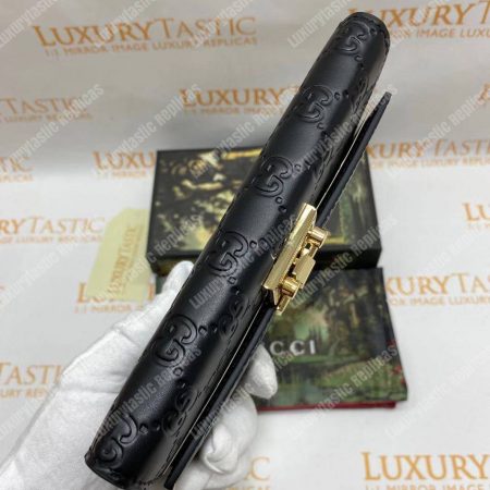 Gucci GG Padlock Continental Wallet Black - Image 12