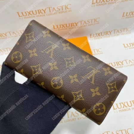 LV Joséphine Wallet Monogram Rose Ballerine - Image 11