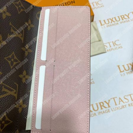 LV Joséphine Wallet Monogram Rose Ballerine - Image 18