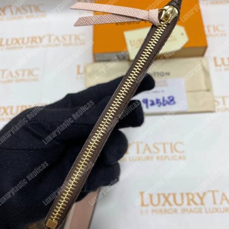 LV Joséphine Wallet Monogram Rose Ballerine - Image 21