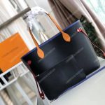 LV Neverfull MM Tote Epi Leather Black