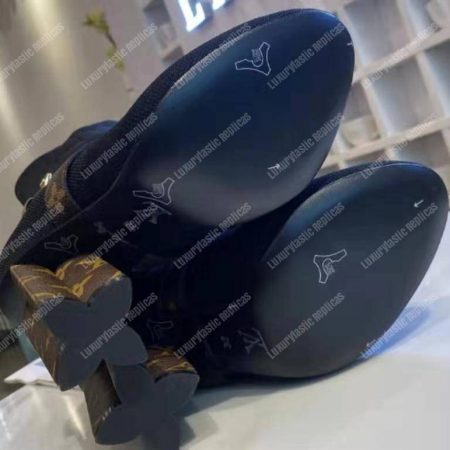 LV Silhouette Ankle Boot Monogram Canvas - Image 5