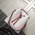 LV NéoNoé Bag Epi Leather White/Black