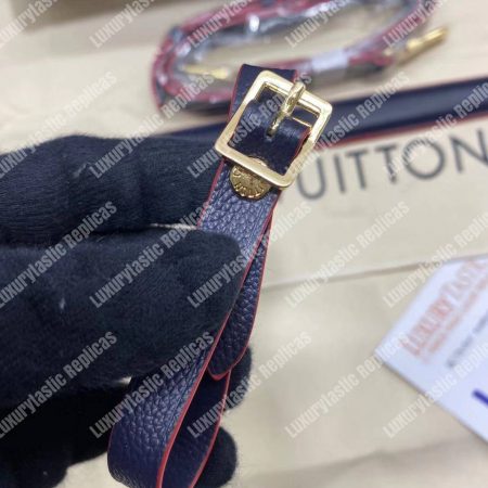 LV Melie Designer Monogram Leather Marine Rouge - Image 13