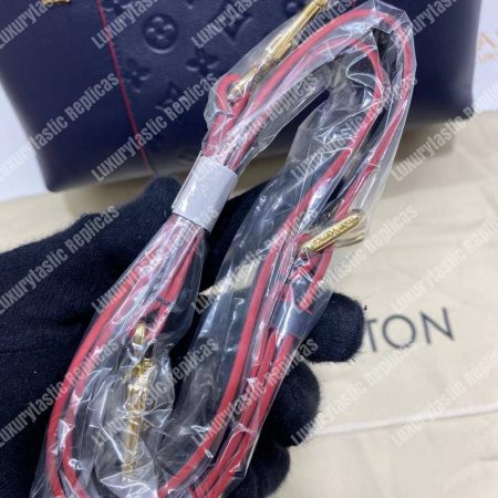 LV Melie Designer Monogram Leather Marine Rouge - Image 16