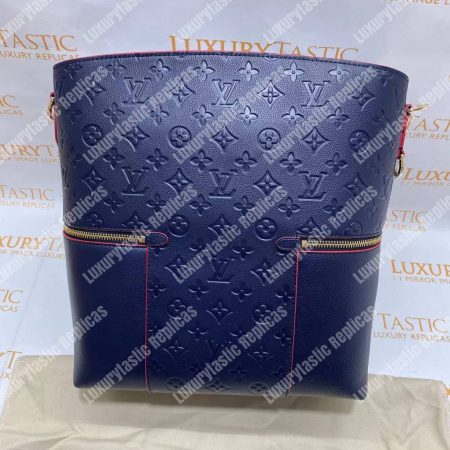 LV Melie Designer Monogram Leather Marine Rouge - Image 17