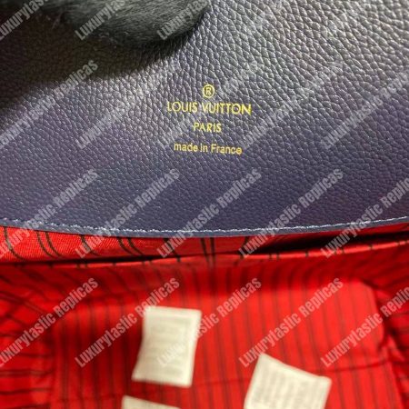 LV Melie Designer Monogram Leather Marine Rouge - Image 23