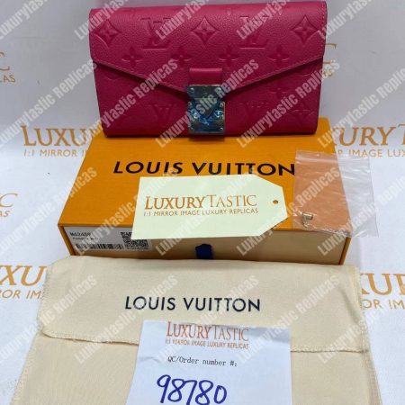 LV Metis Wallet Monogram Empreinte Leather Freesia - Image 12