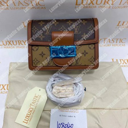 LV Mini Dauphine Monogram/Monogram Reverse - Image 10