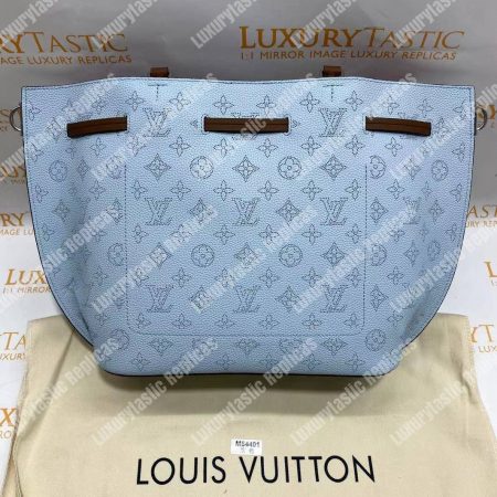 LV Girolata Handbag Mahina Bleu Horizon Pumpkin - Image 11