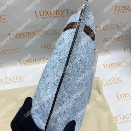 LV Girolata Handbag Mahina Bleu Horizon Pumpkin - Image 13