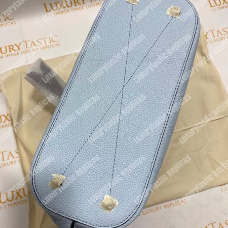 LV Girolata Handbag Mahina Bleu Horizon Pumpkin - Image 15