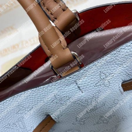 LV Girolata Handbag Mahina Bleu Horizon Pumpkin - Image 16