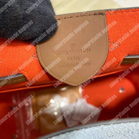 LV Girolata Handbag Mahina Bleu Horizon Pumpkin - Image 18