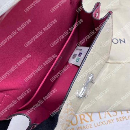 LV Spring Street Monogram Vernis Creme Beige - Image 23