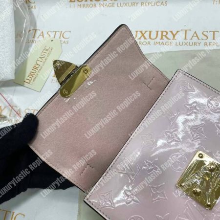 LV Spring Street Monogram Vernis Rose Ballerine - Image 21