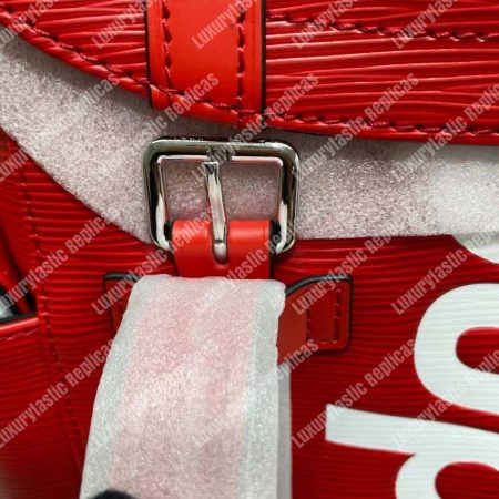 Louis Vuitton x Supreme Christopher PM Epi Leather Red - Image 10