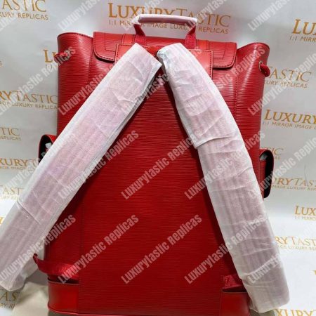 Louis Vuitton x Supreme Christopher PM Epi Leather Red - Image 11