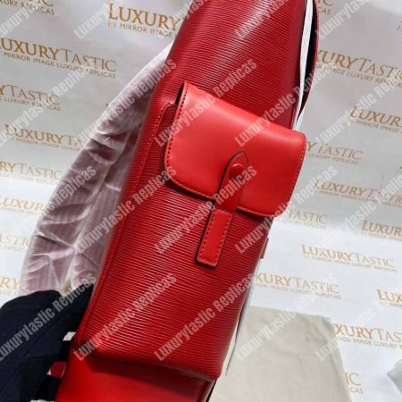 Louis Vuitton x Supreme Christopher PM Epi Leather Red - Image 16