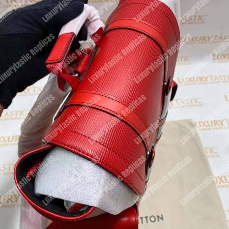 Louis Vuitton x Supreme Christopher PM Epi Leather Red - Image 18
