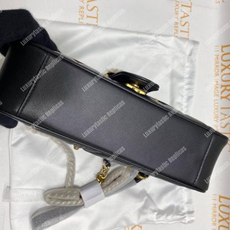 Gucci GG Marmont Small Matelassé Shoulder Bag With Pearls Black - Image 10