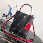 Prada Panier Medium Bag Black/Red