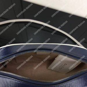 Gucci GG Marmont Matelassé Shoulder Bag Blue - Image 3