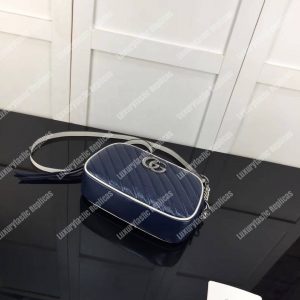 Gucci GG Marmont Matelassé Shoulder Bag Blue - Image 7