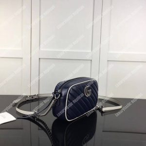 Gucci GG Marmont Matelassé Shoulder Bag Blue - Image 5