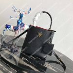 Prada Panier Small Saffiano Bag Black/Red