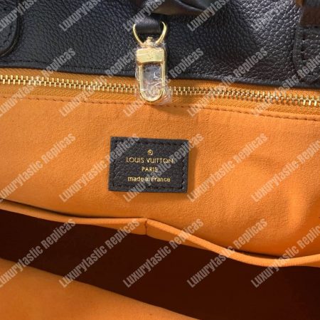 LV Onthego GM Monogram Empreinte Leather Noir - Image 11