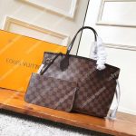 LV Neverfull PM Damier Ebene Cherise