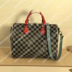 LV Speedy Bandouliere Damier 30 Black/White