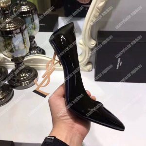 Saint Laurent Opyum Pumps In Patent Leather With Patented Leather - Image 4