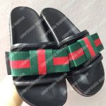 Gucci Pursuit Bow Slide Sandals