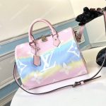 LV Escale Speedy Bandouliere 30 Pastel Pink