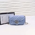 Gucci GG Marmont Super Mini Bag Pastel Blue