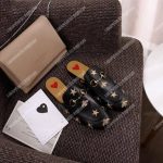 Gucci Princetown Embroidered Leather Slipper