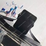 Prada Saffiano Leather Shoulder Bag Black