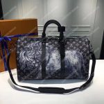 LV Keepall 45 Bandouliere Duffel Bag Monogram Canvas 2017