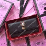Gucci Leather Wallet With Bosco In Black