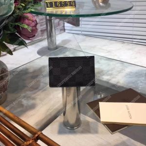 LV Neo Porte Cartes Card Holder Damier Graphite - Image 6